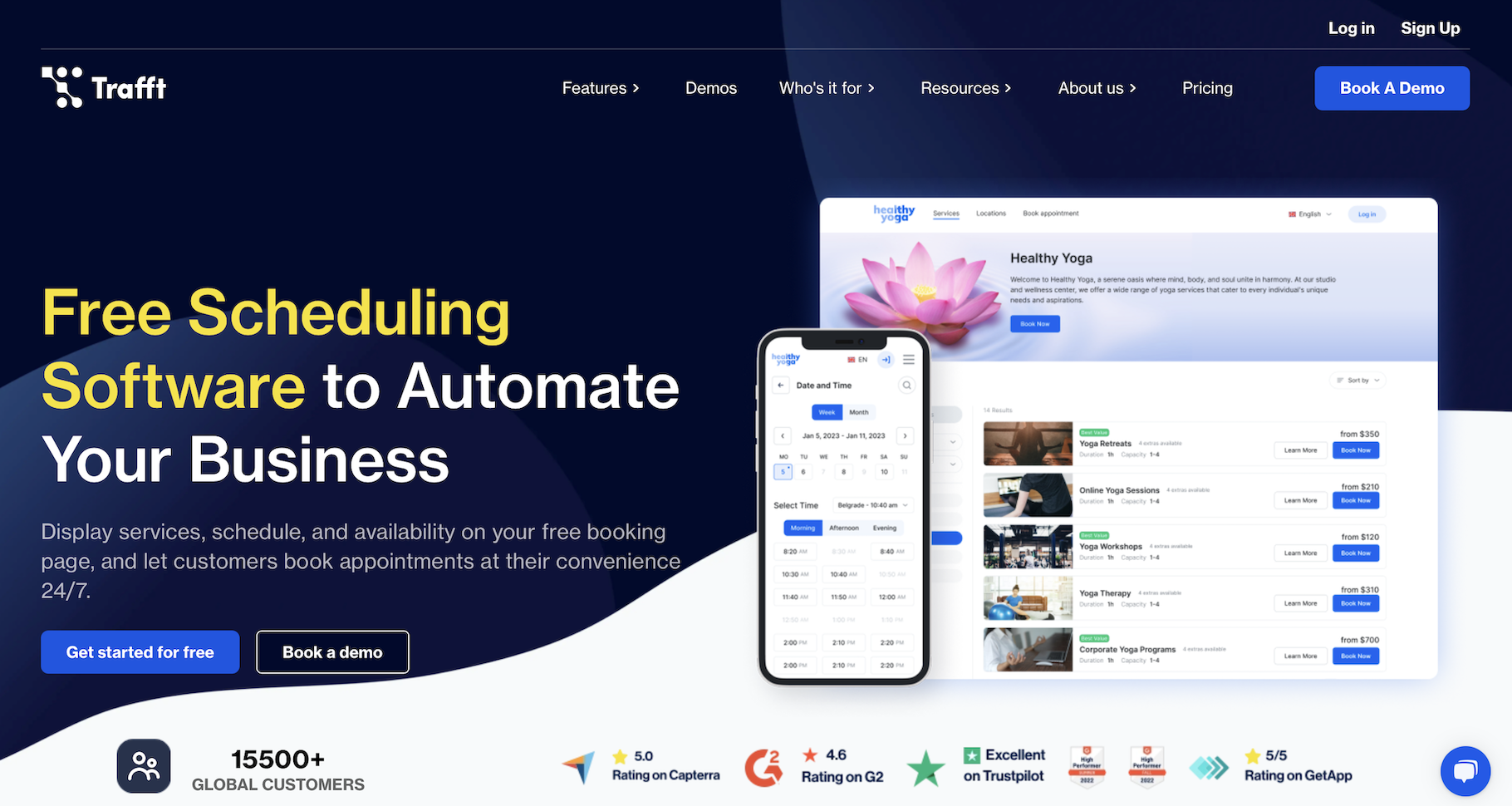 trafft calendly alternative for multi location businesses