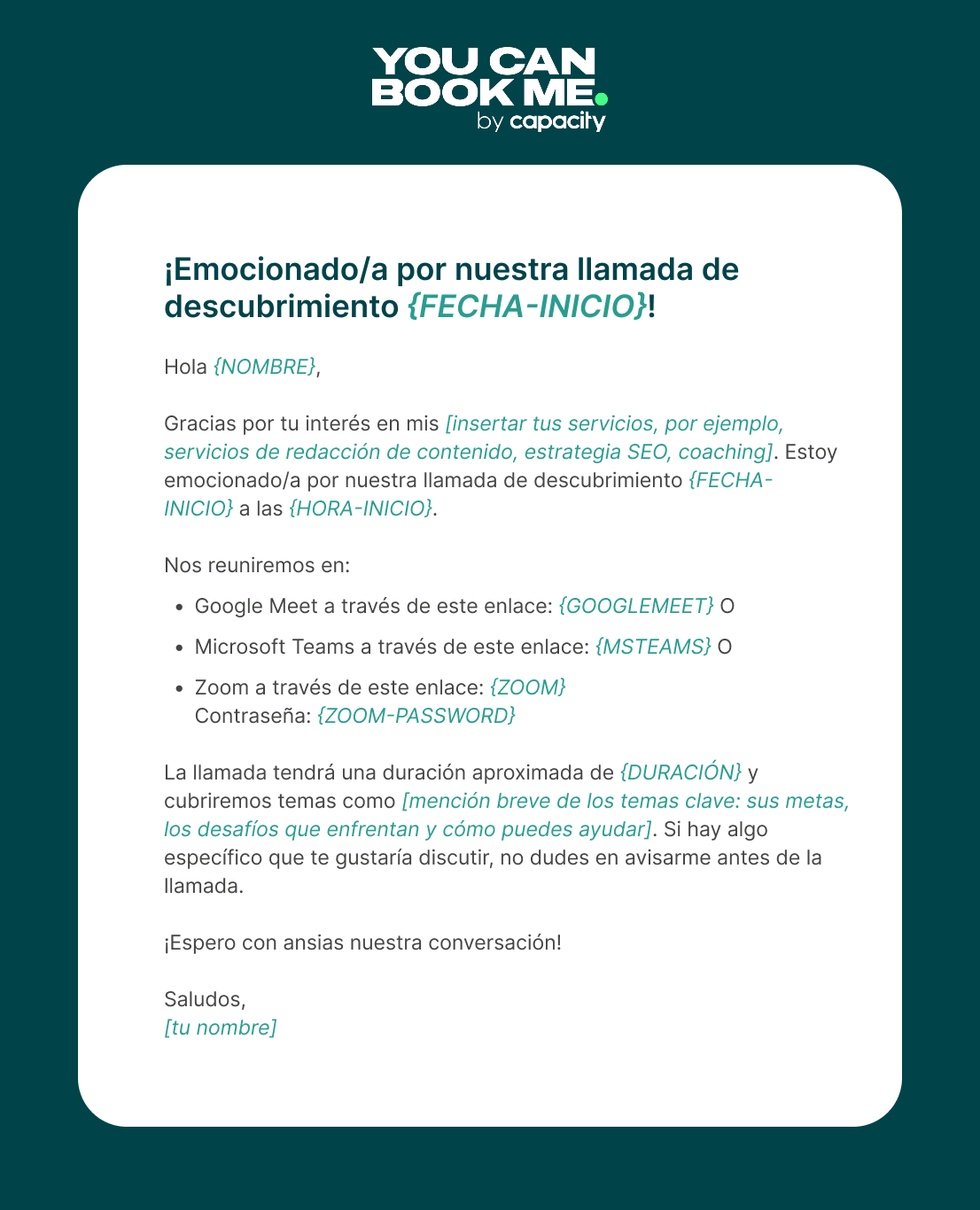 4. Confirmación de llamada de descubrimiento