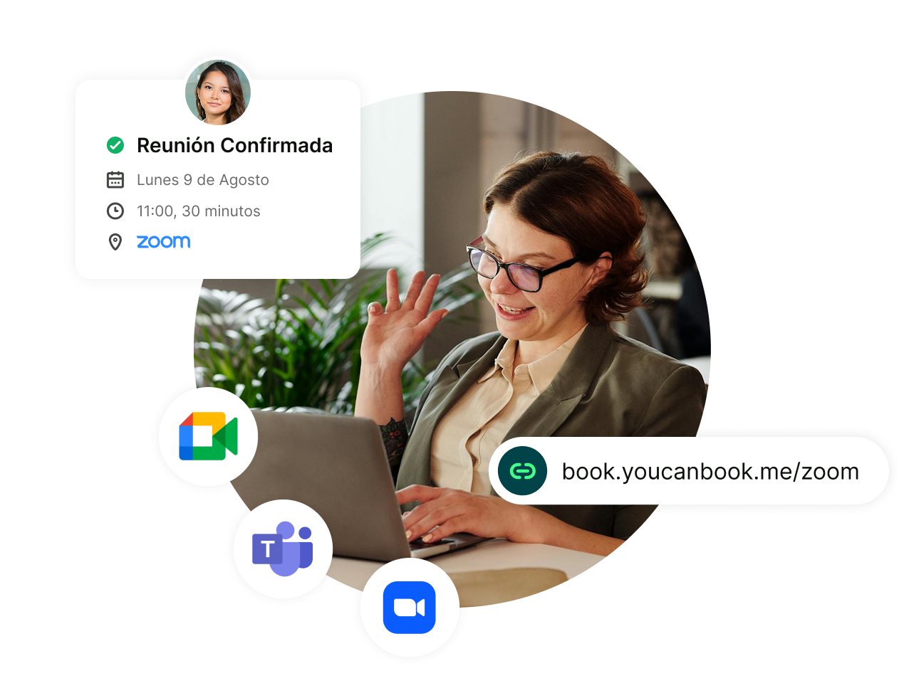 6. Facilita las reuniones virtuales conectando tus herramientas de videoconferencia favoritas