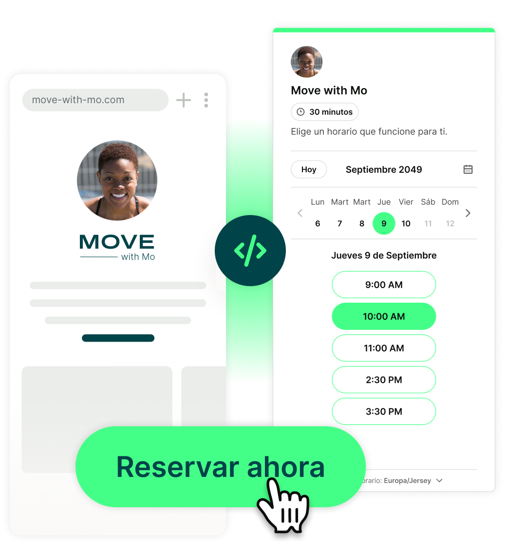 7. Genera m s reservas compartiendo tu enlace de programaci¢n