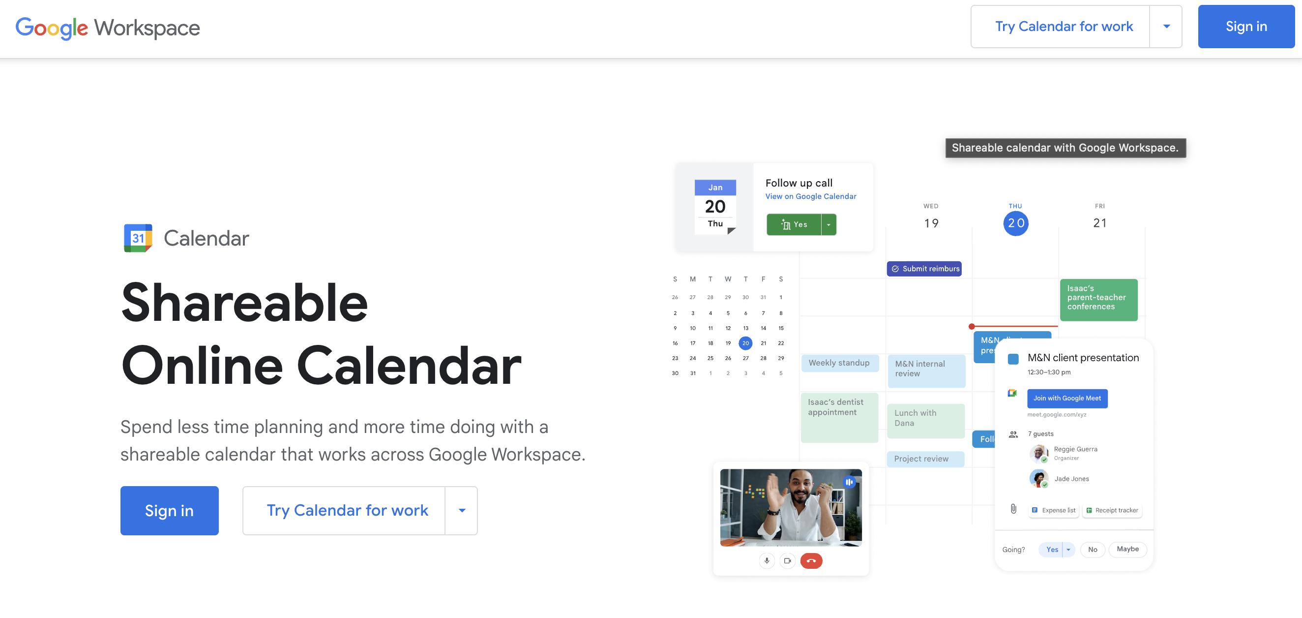 Google calendar appointment scheduling app