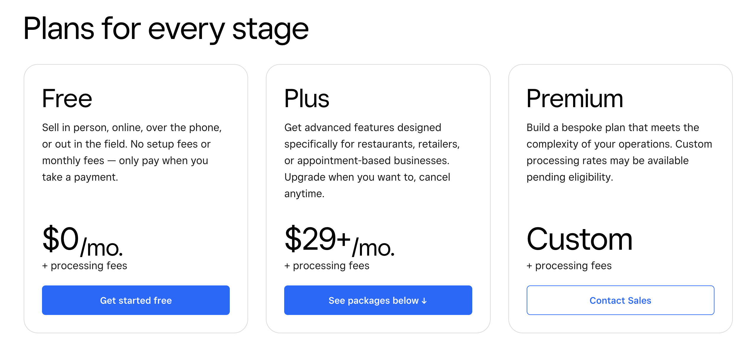 Square appointments scheduling app pricing and plans