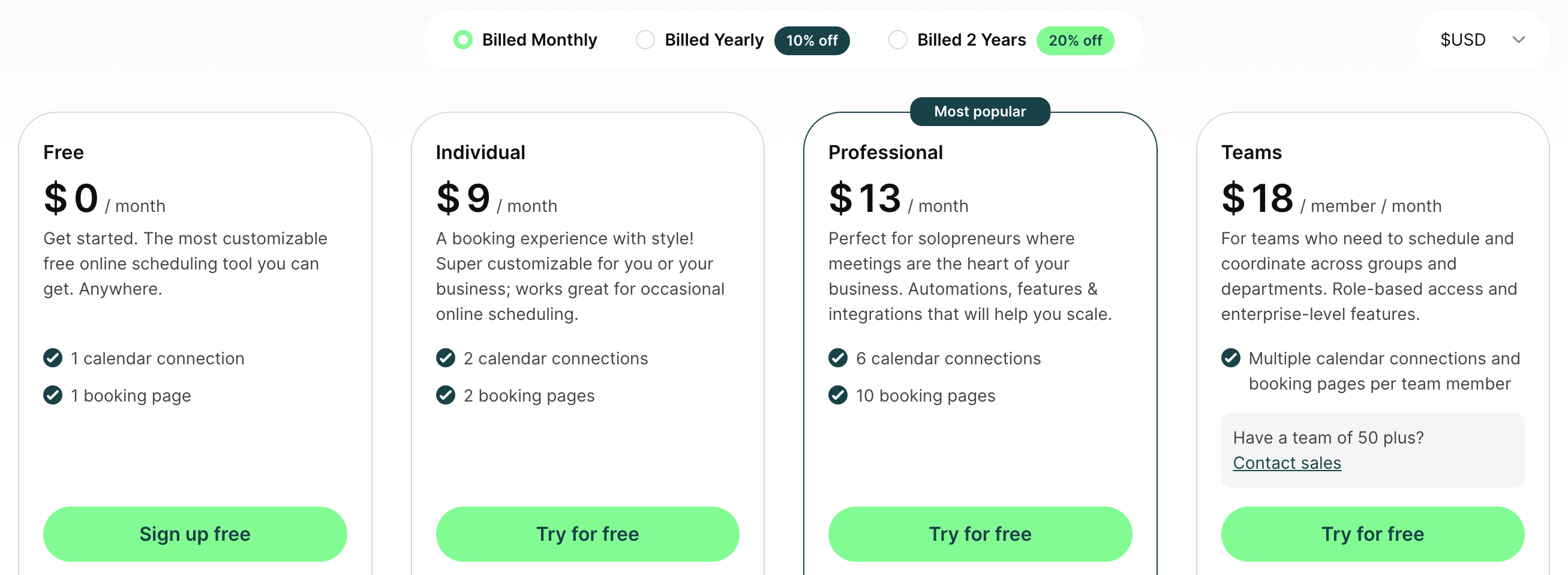 YouCanBookMe appointment scheduling app pricing