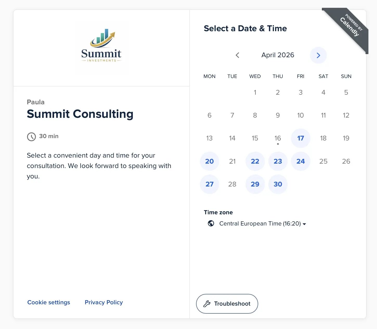 calendly product image