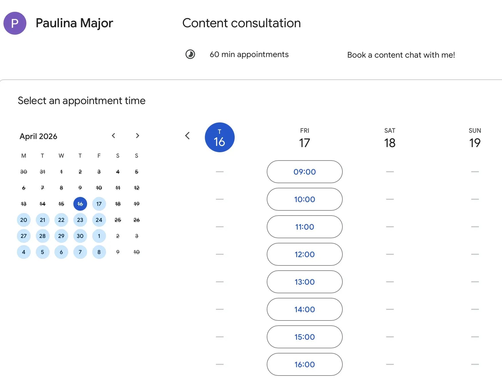 google app scheduling