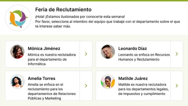 ES - Booking page team selection