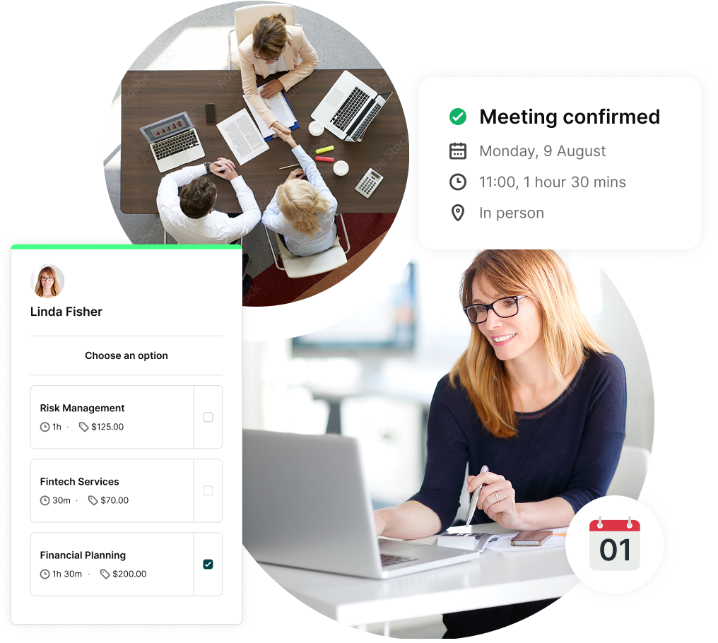 Financial advisor scheduling software