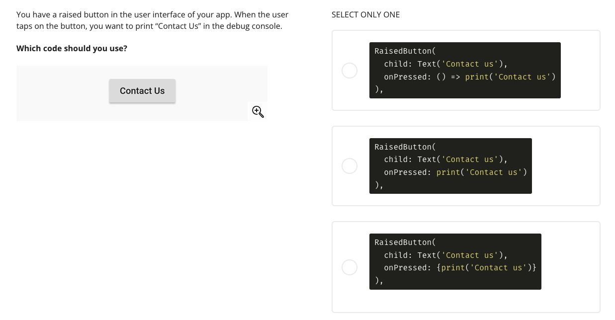 Flutter test helps to gauge a candidate’s skill level in a practical way