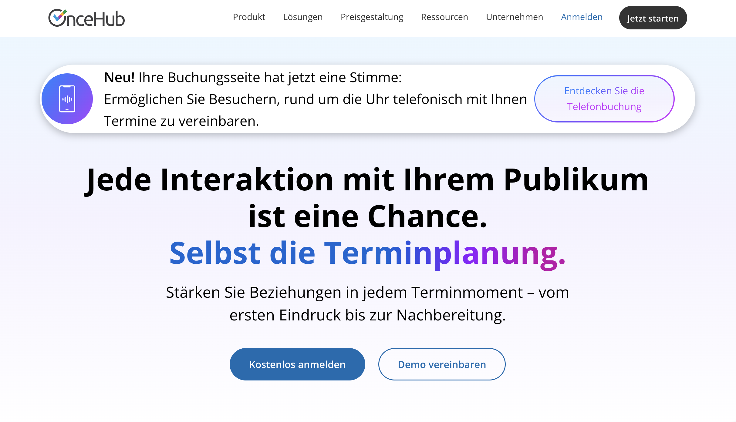 Oncehub German