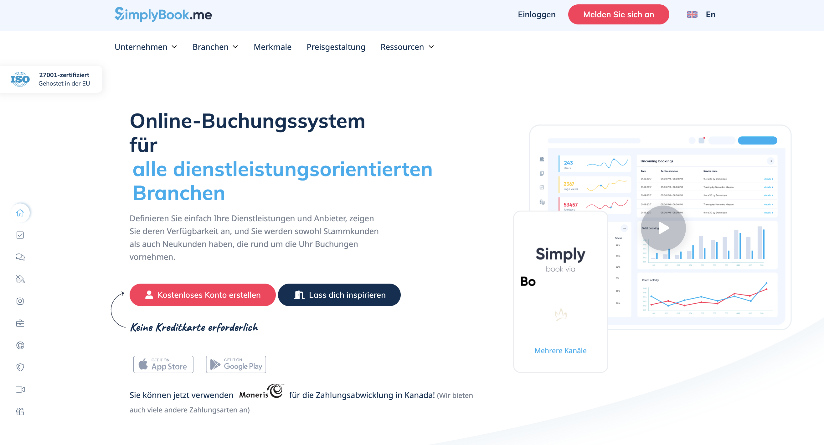Simplybook.me German