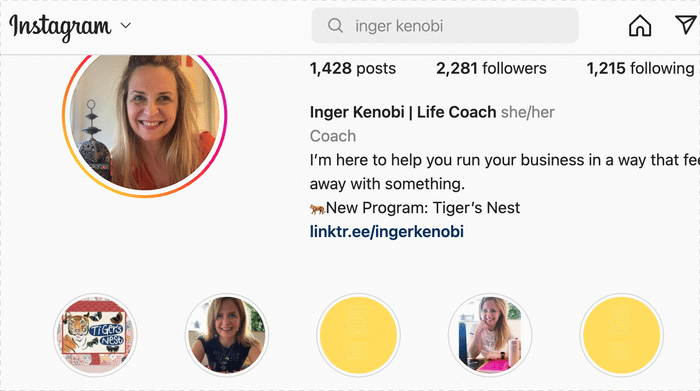 How to embed a meeting link on Instragram-1