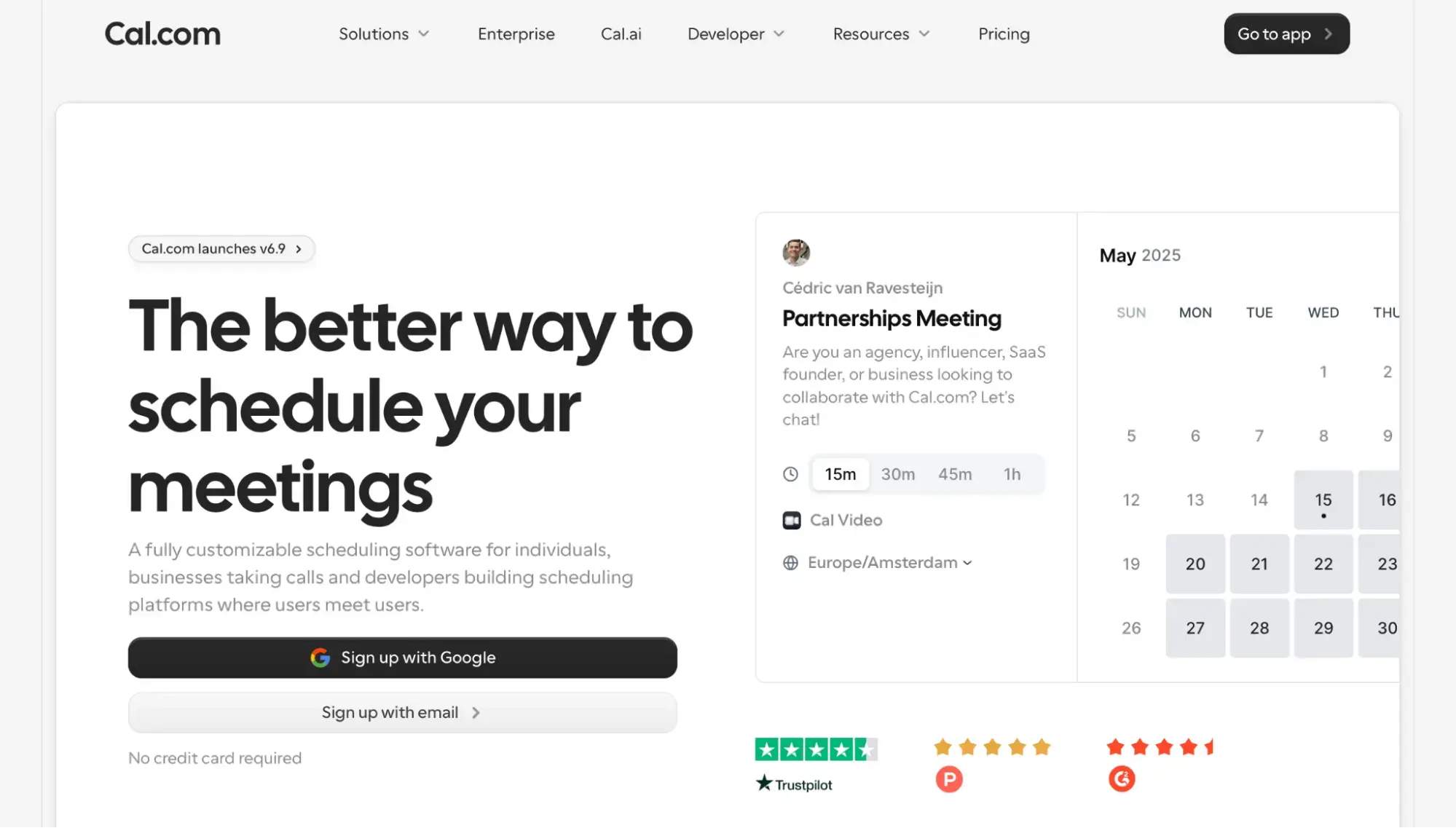 calcom - best lunacal alternative for developers