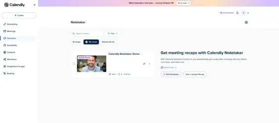 calendly notetaker