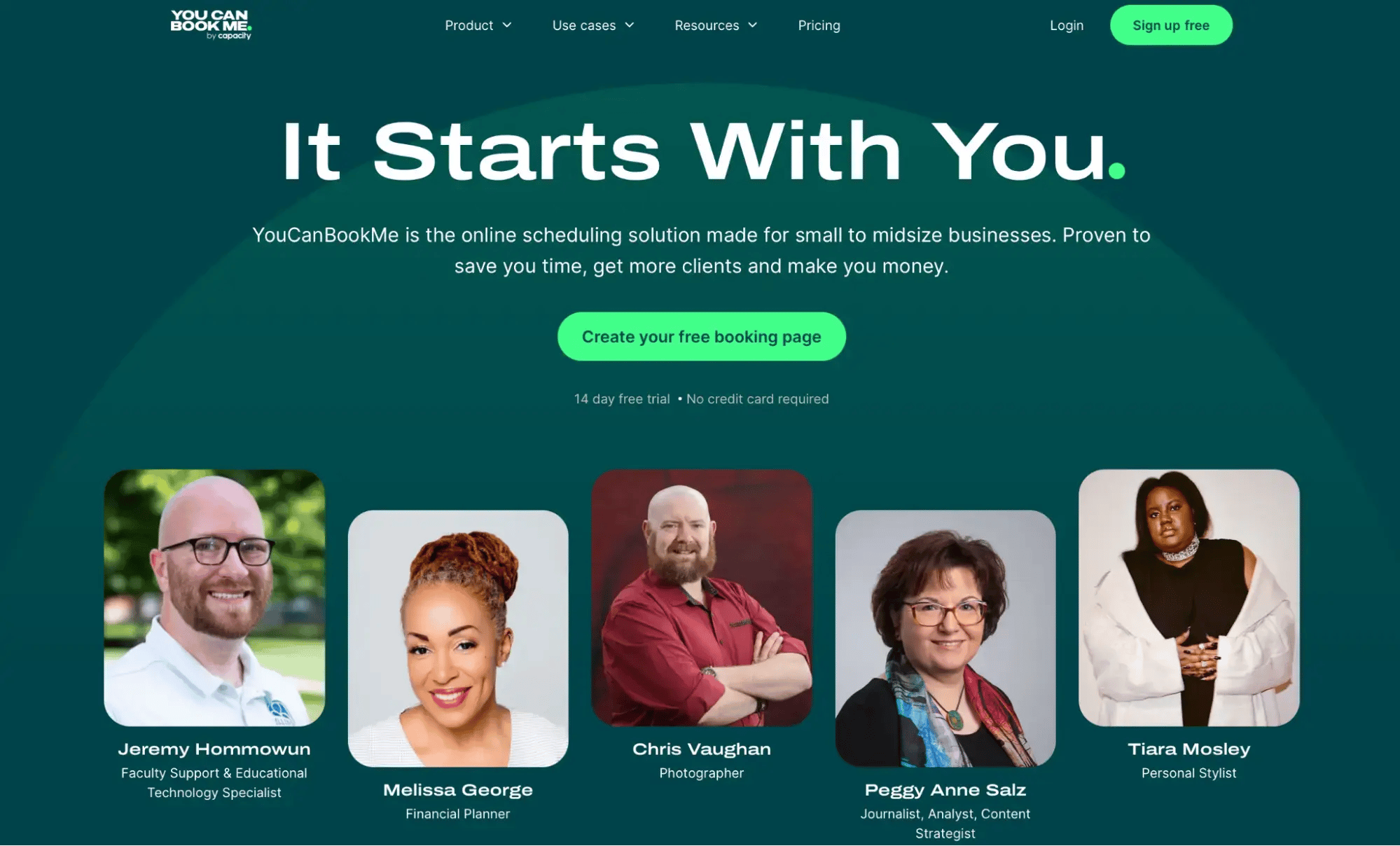 youcanbookme best team scheduling app for scheduling internal and external meetings
