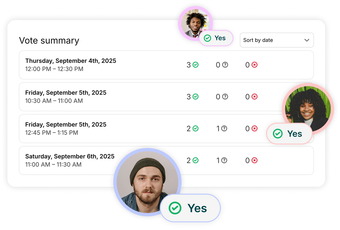 Collect responses