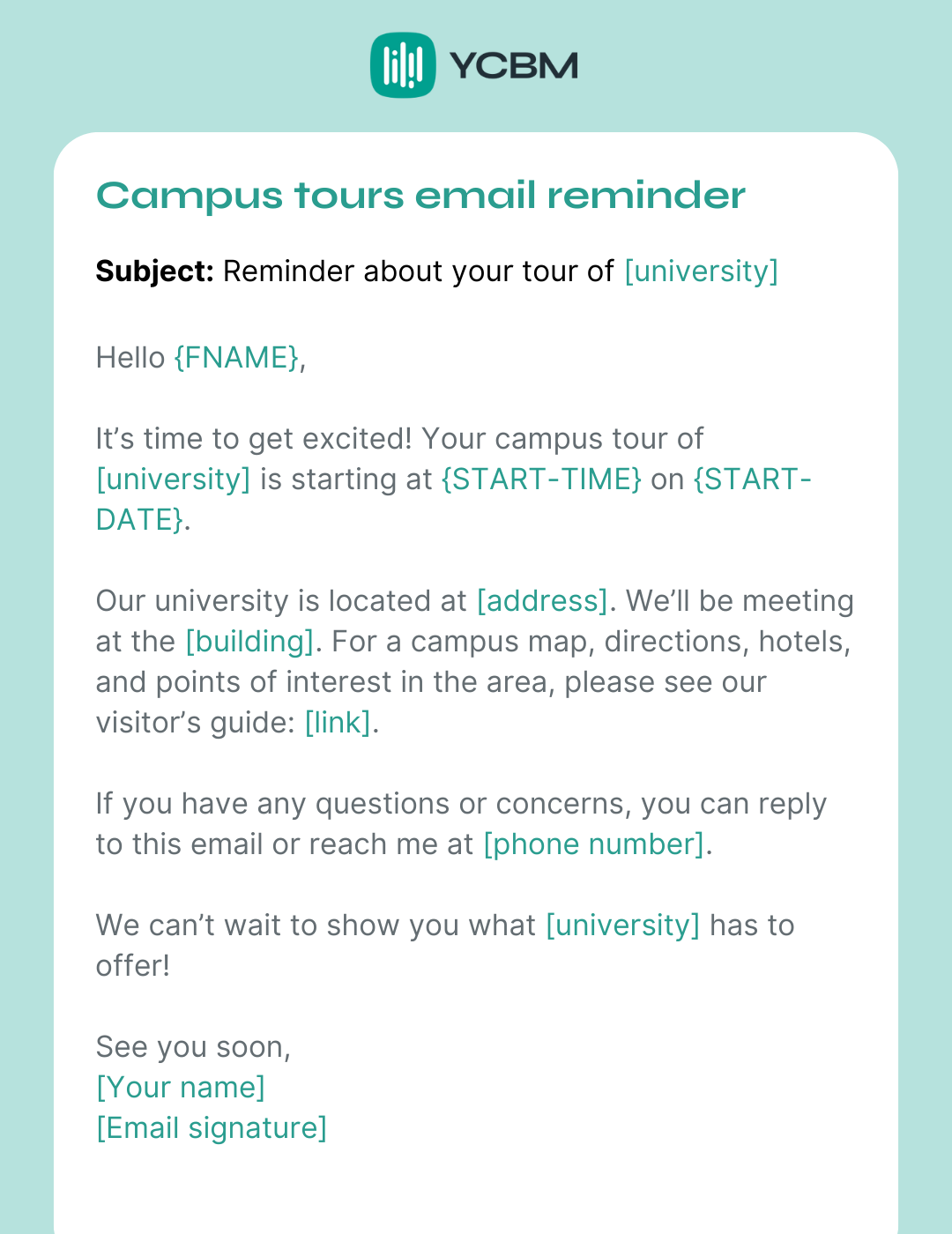 Campus tours
