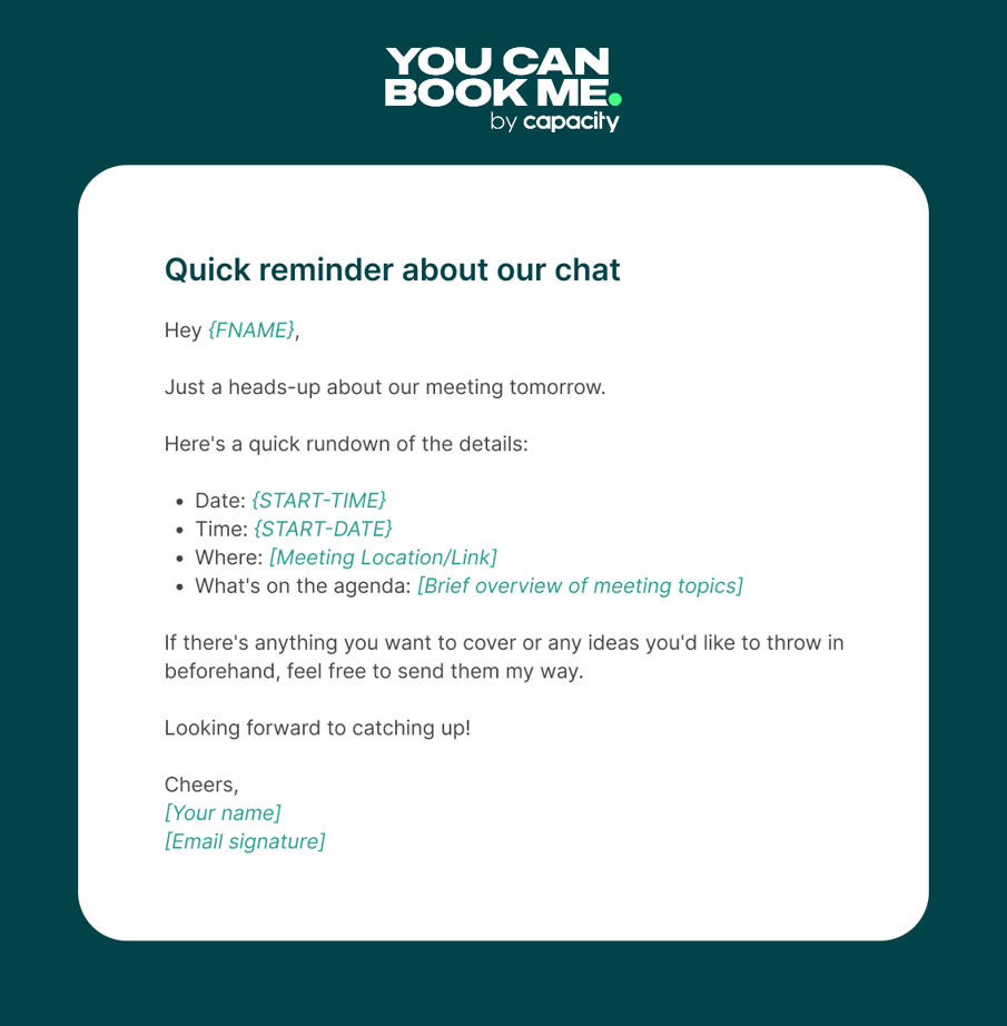 12 Meeting Reminder Email Templates That Will Reduce No-Shows