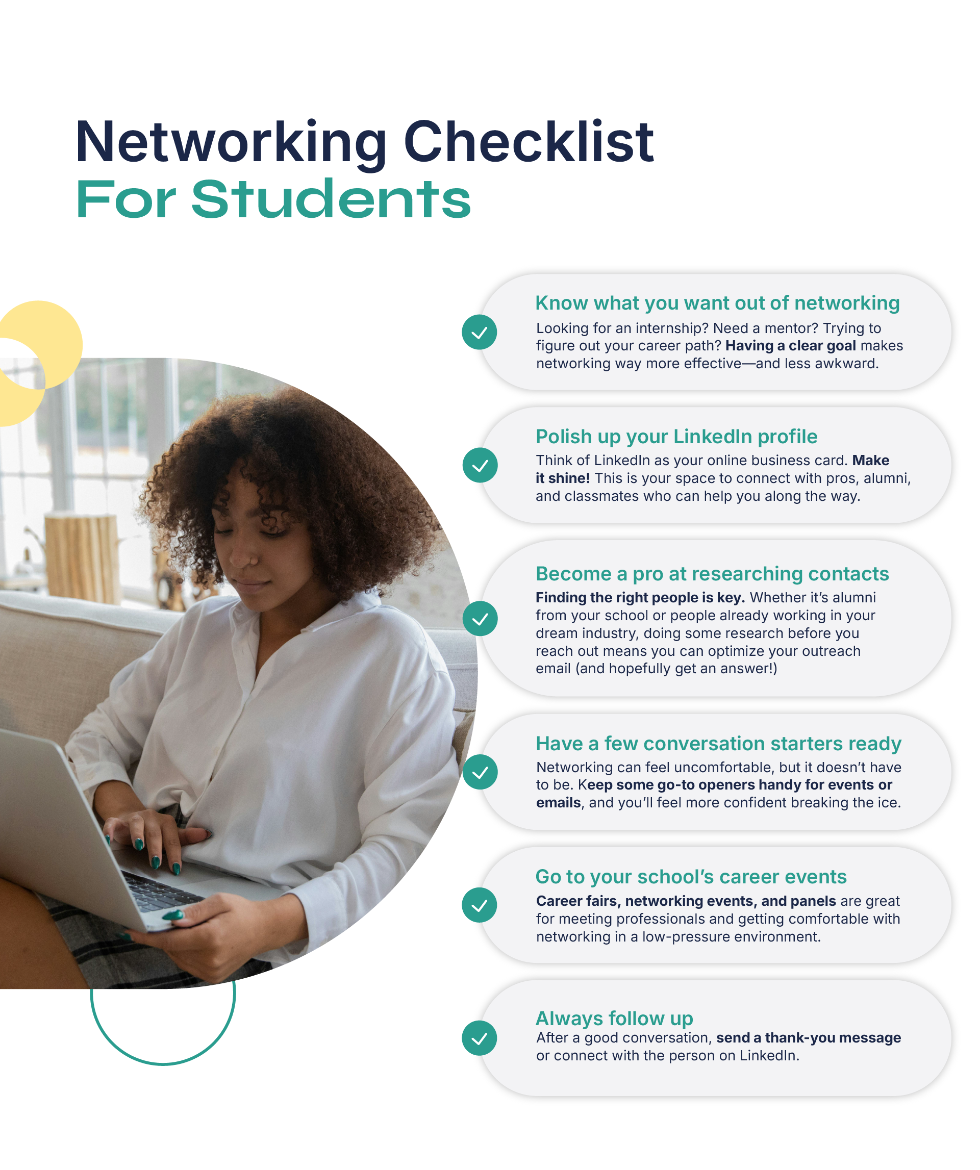 Networking checklist