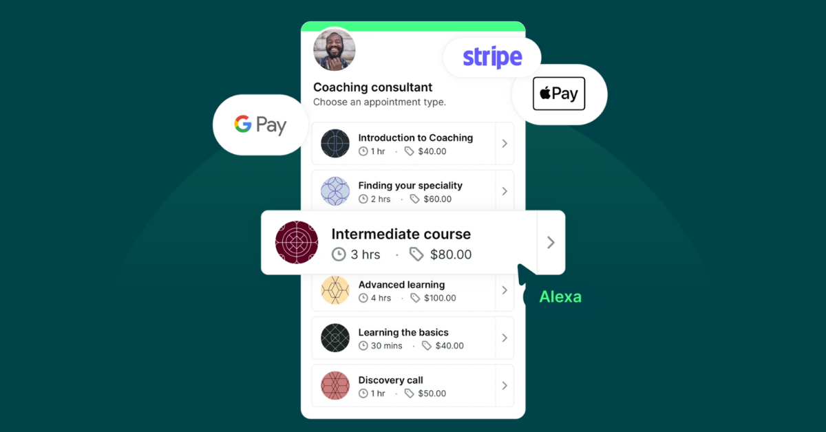 Pay at booking with YouCanBookMe