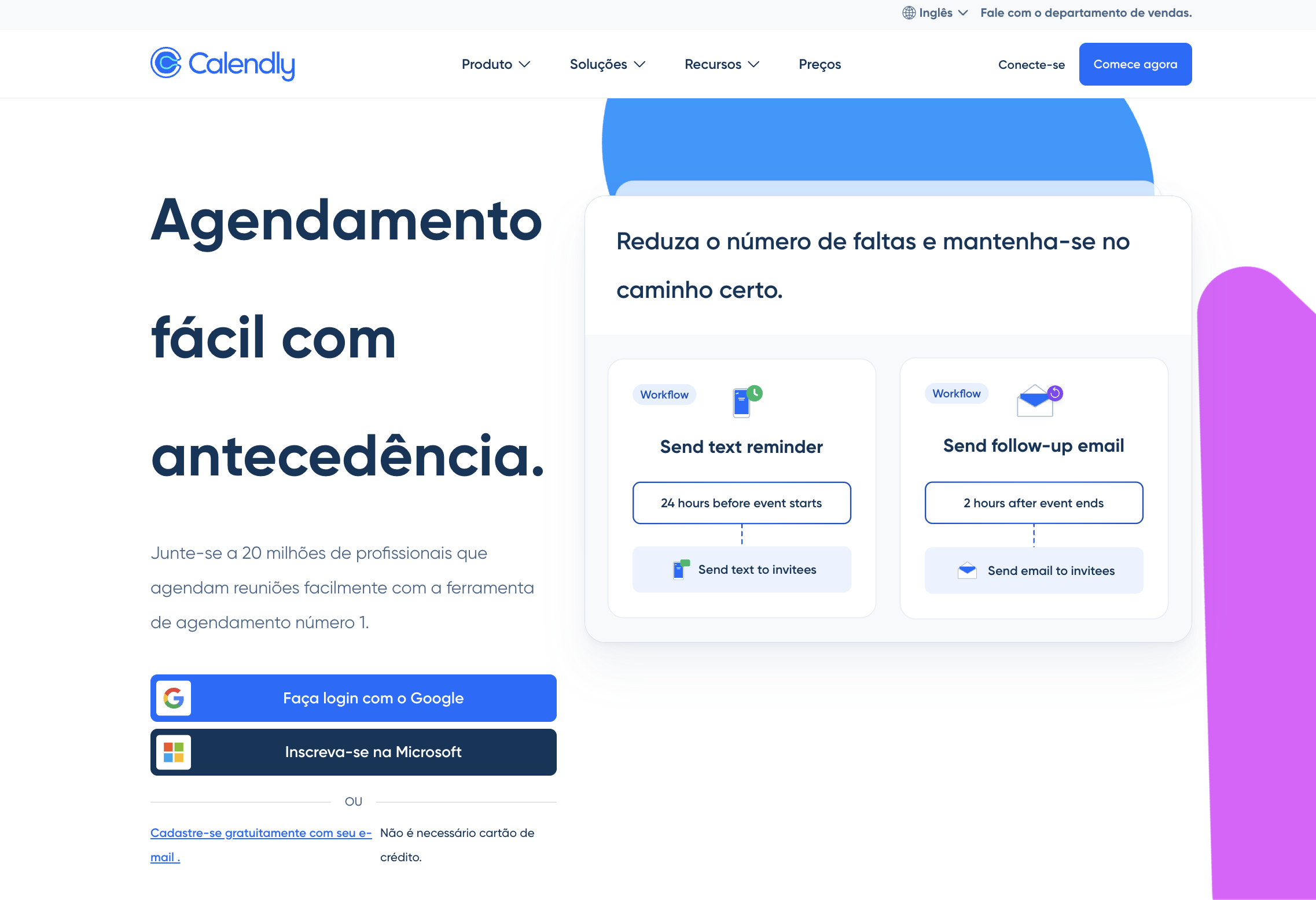 Calendly Portuguese