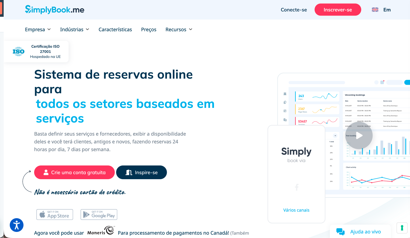 SimplyBook.me Portuguese
