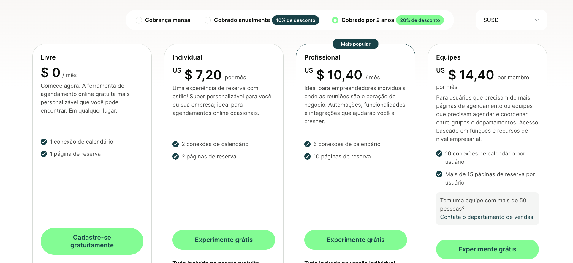 YCBM Pricing Portuguese