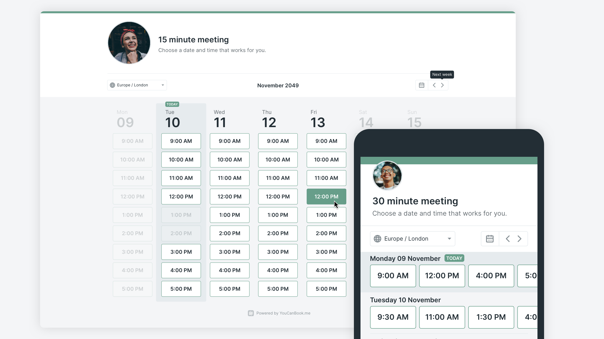 Youcanbook.me scheduling app