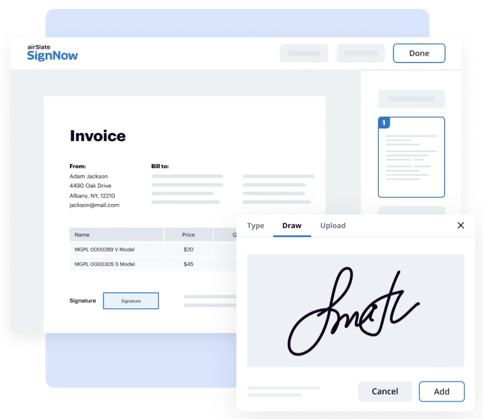 SignNow document management software for small business