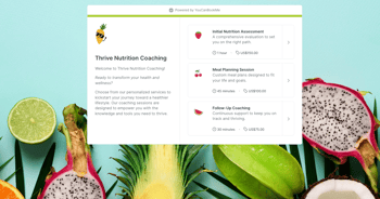 customizable background images for booking page