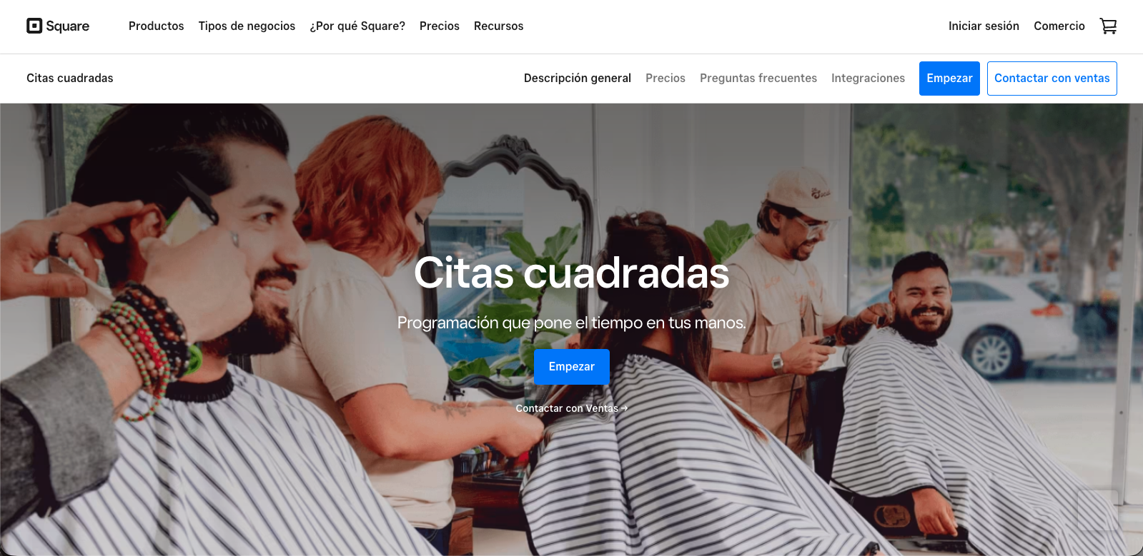 square appointments spanish