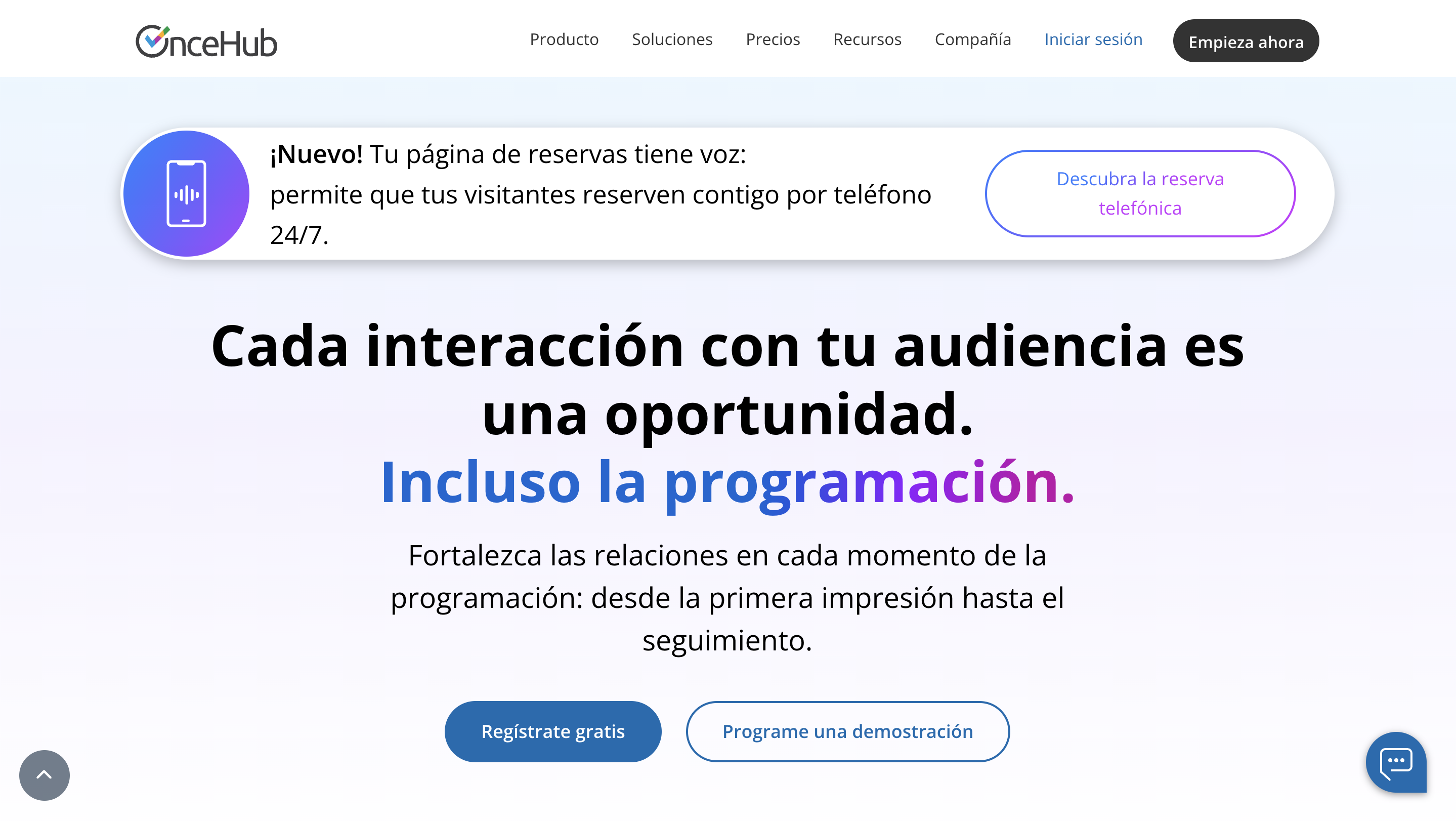 oncehub spanish
