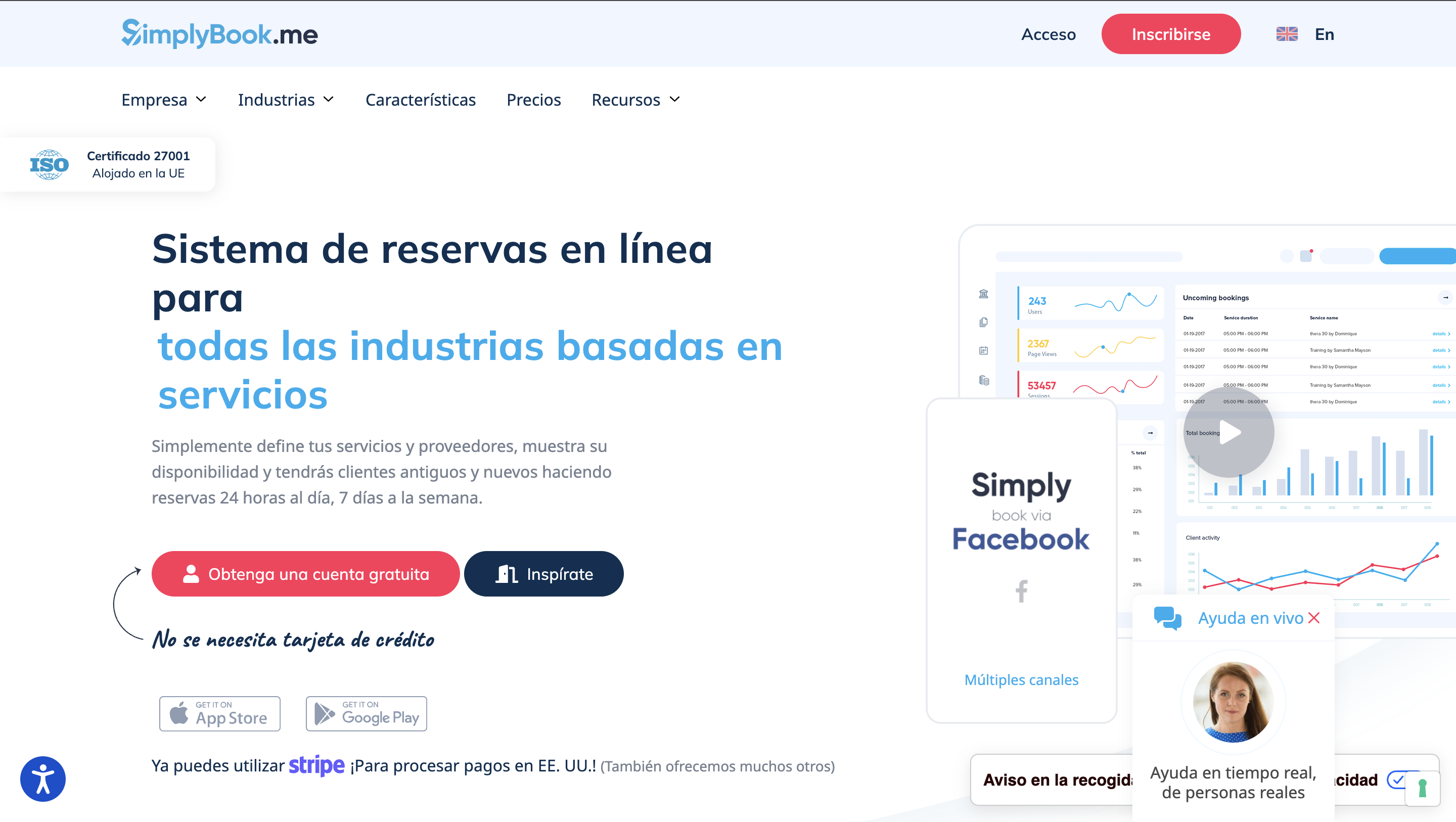 simplybookme spanish