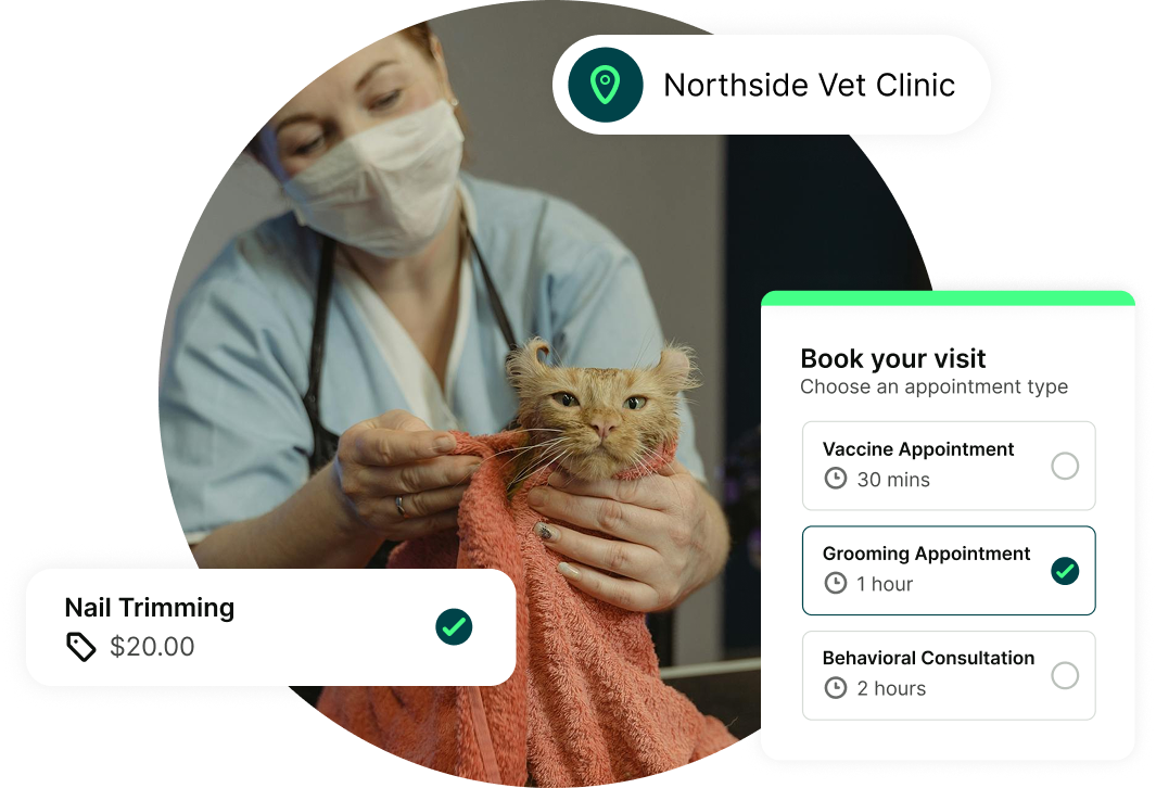 Veterinary scheduling software
