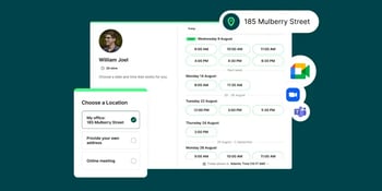 add virtual meeting options on your booking page