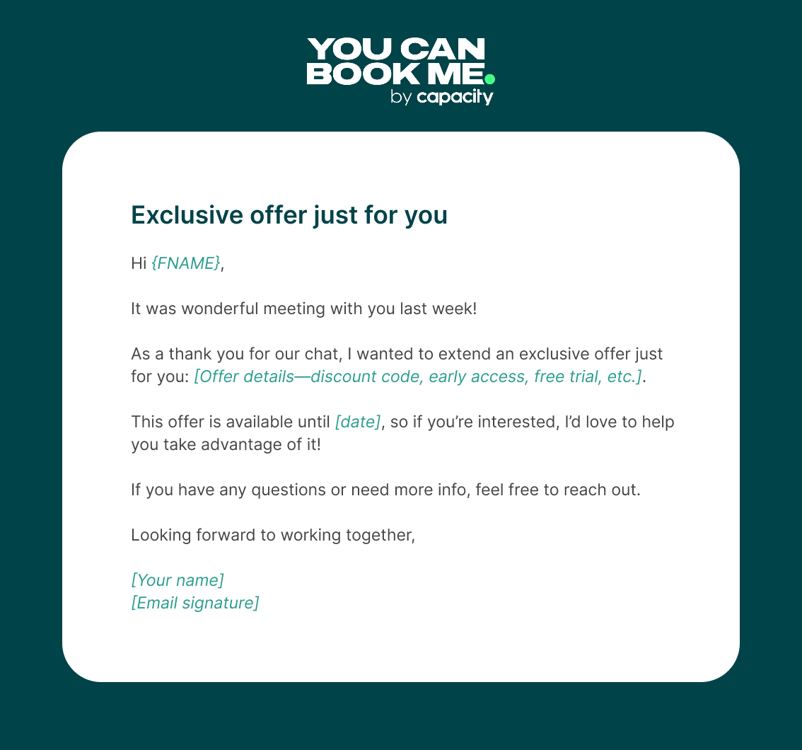 Writing Meeting Follow-up Emails Template 17 exclusive offer just for you