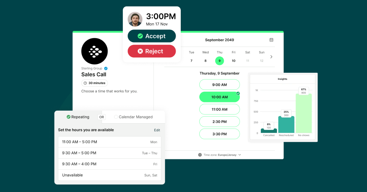 YouCanBookMe professional plan features