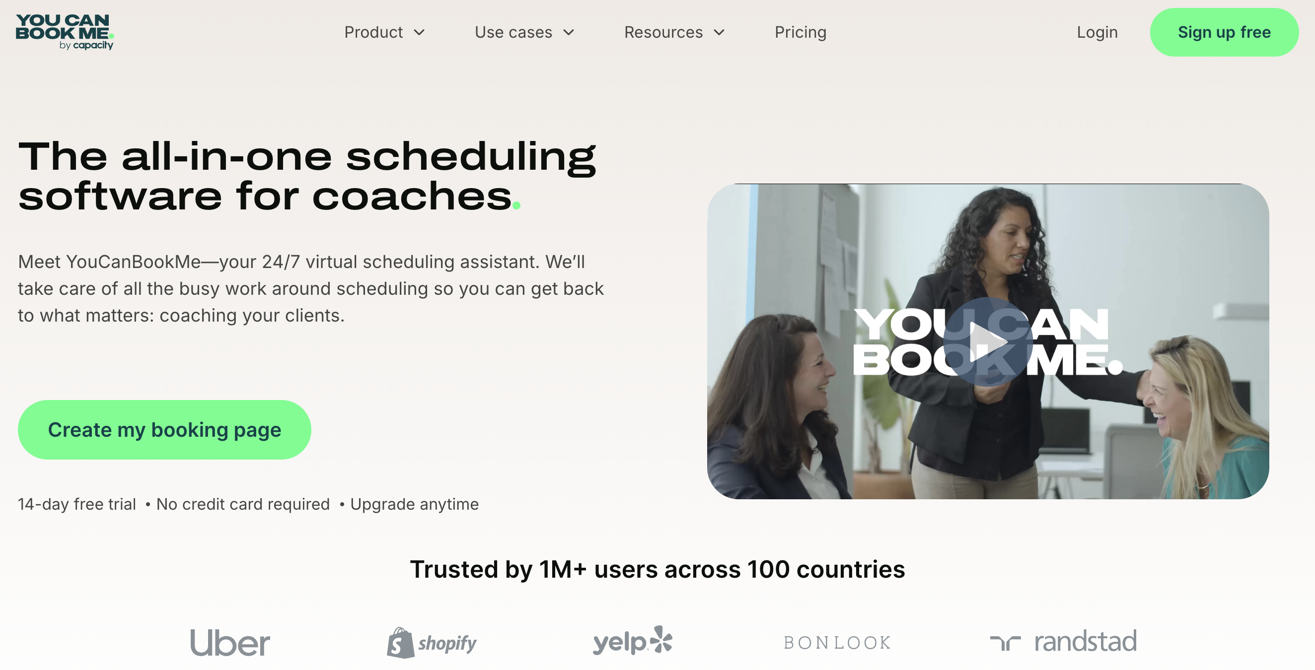 YouCanBookMe scheduling tool for coaches