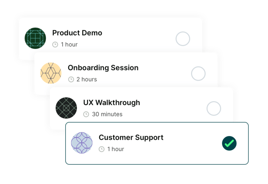 Use appointment types to present your clients with more choice