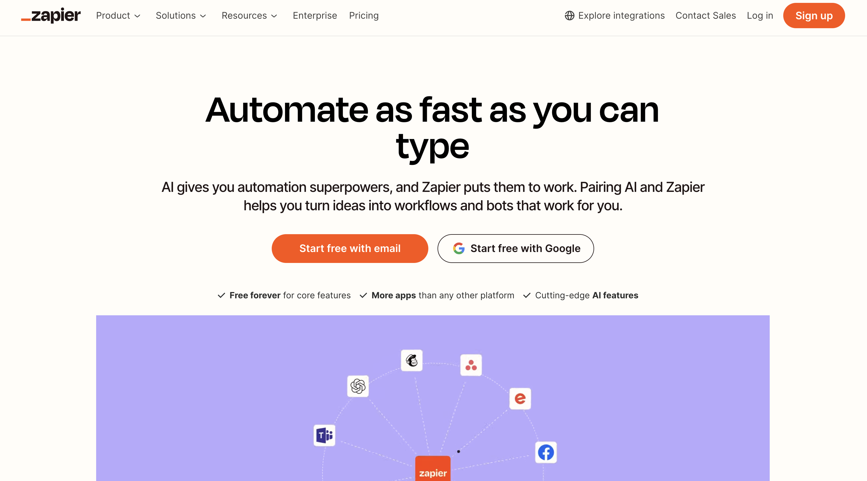 Zapier automation platform