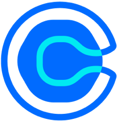 Blue logo of Calendly scheduling app