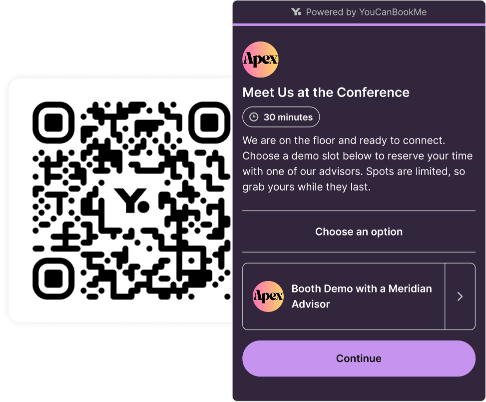 conference scheduling - qr code