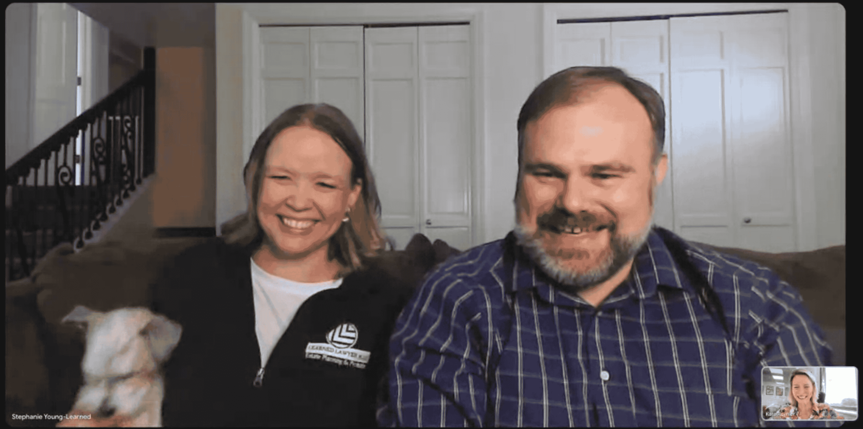 Scott and Stephanie Learned speaking with Kate from YouCanBookMe