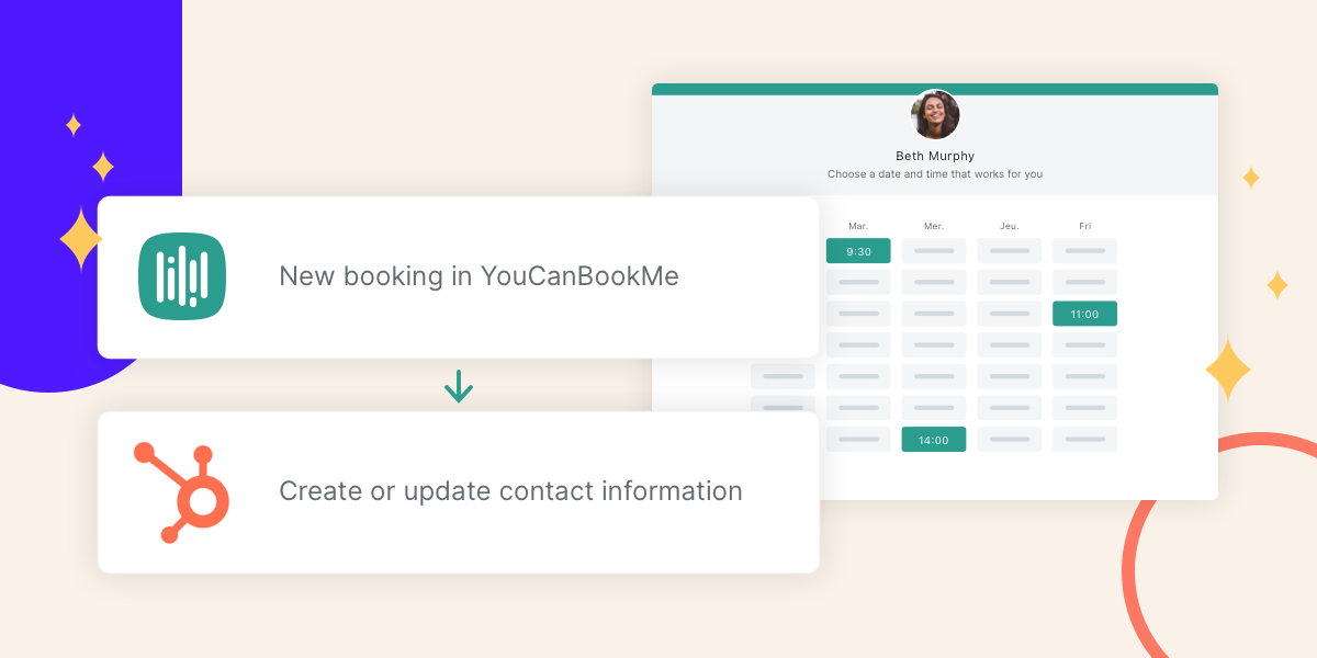 youcanbookme and hubspot integration