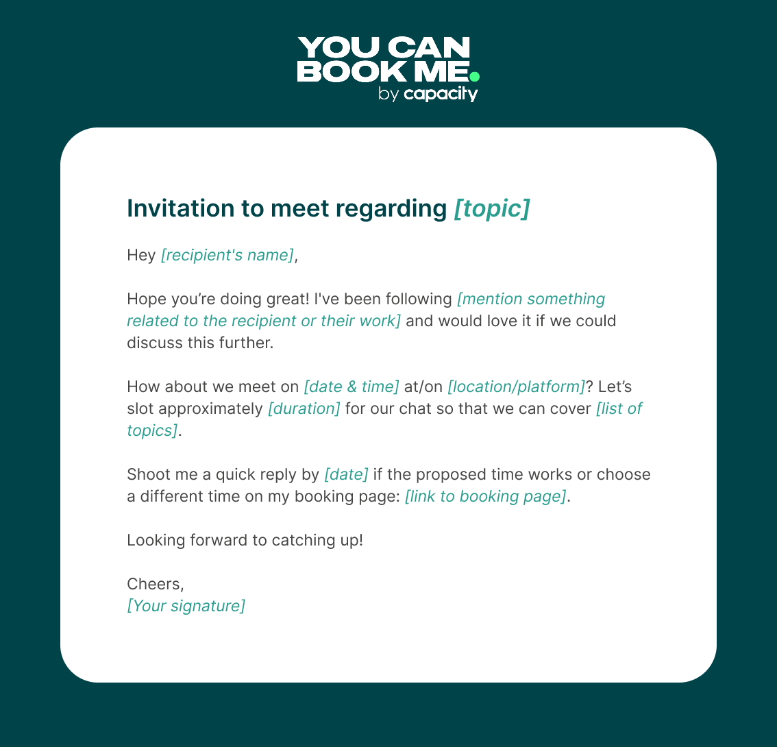 informal meeting invitation email