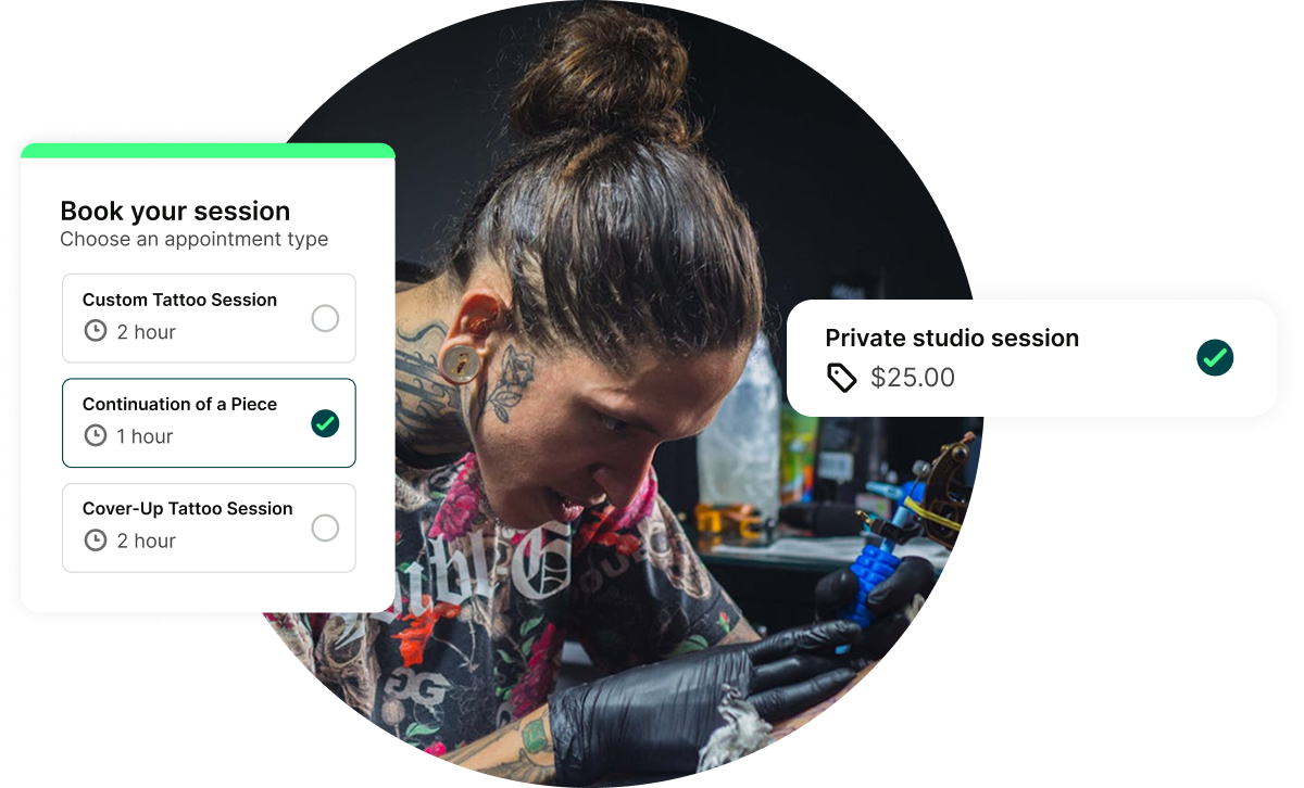 let tattoo clients book with you