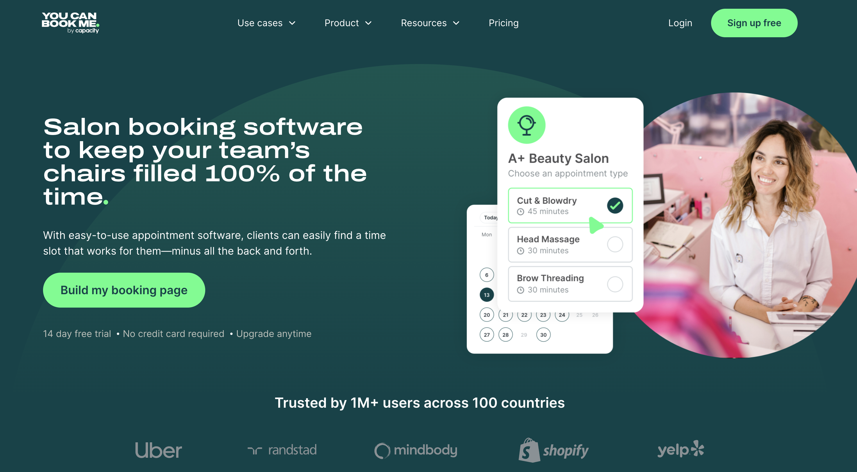 salon appointment software youcanbookme