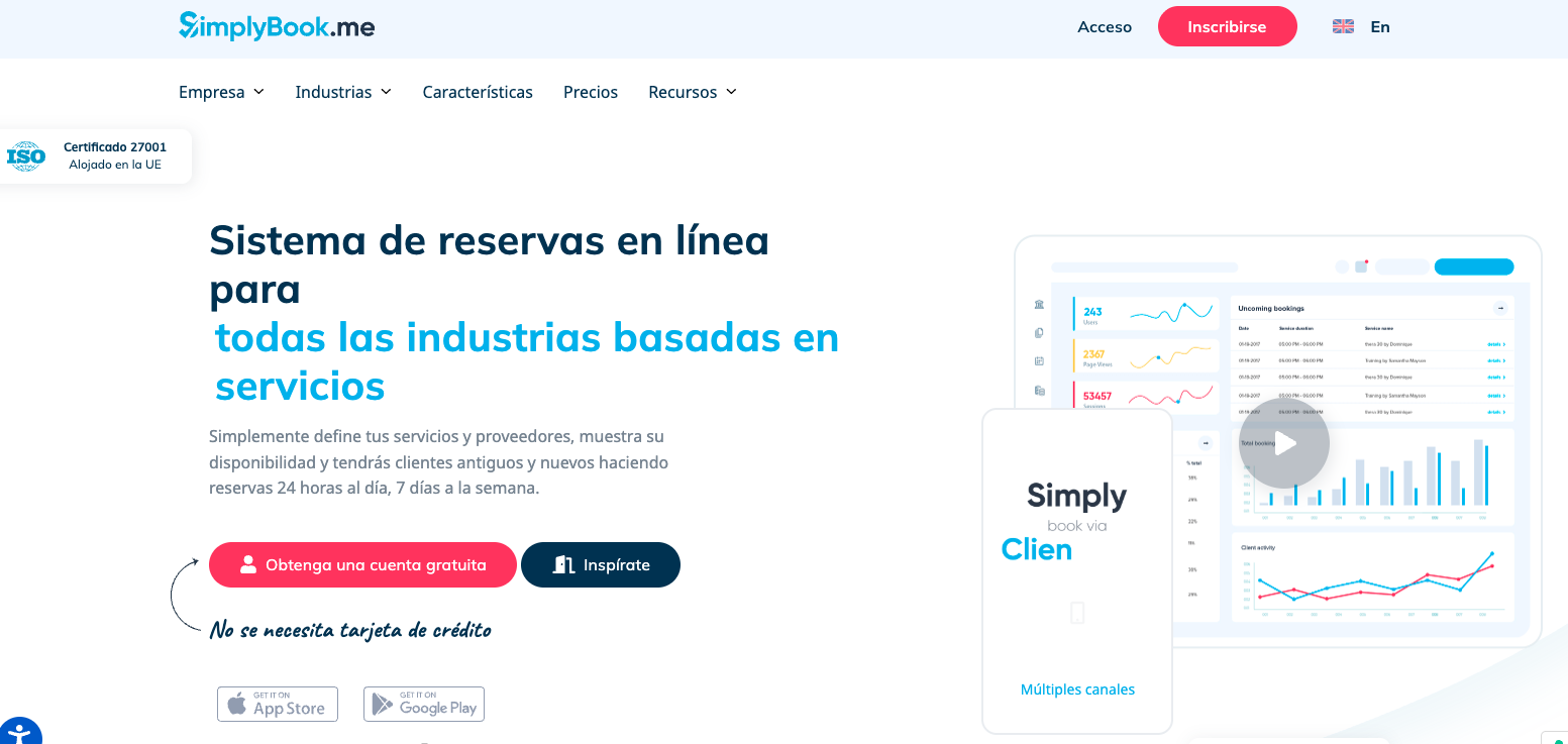 simplybook.me spanish