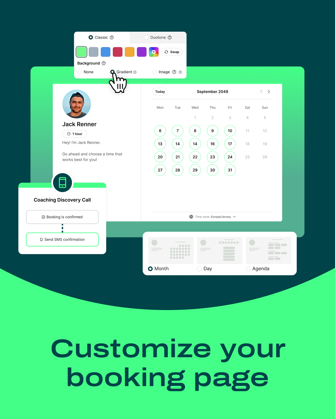 Customize booking page - Social Post March